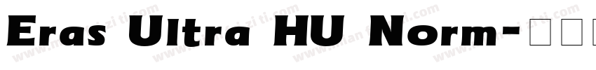 Eras Ultra HU Norm字体转换